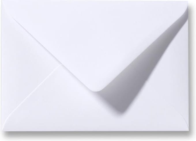 Envelop 12 x 18 Wit, 100 stuks