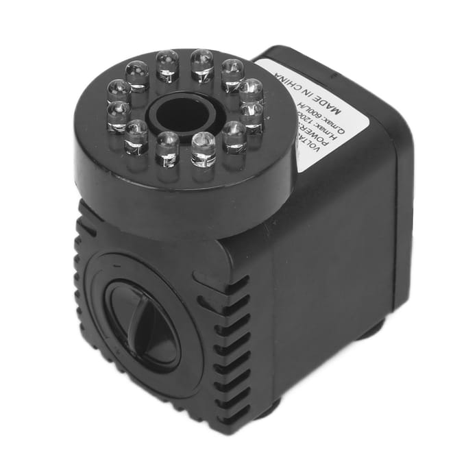 Dompelbare Fonteinpomp Met LED-licht Waterpomp Licht voor Waterpartij Aquarium Vistentanks