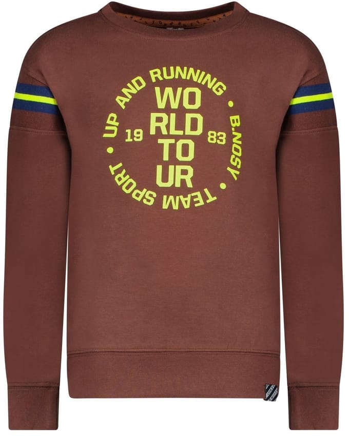 B. Nosy - Jongens sweater - Brown - Maat 104