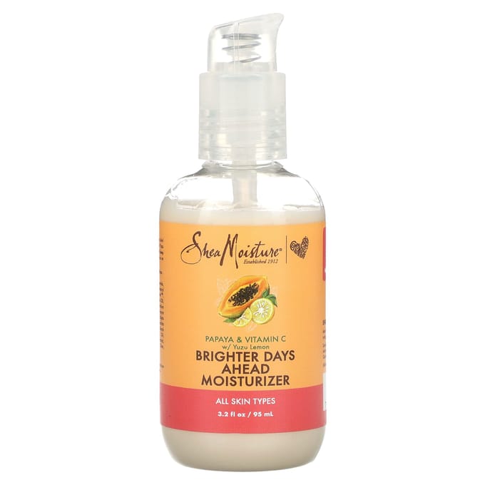 SheaMoisture, Brighter Days Ahead Moisturizer, 3.2 fl oz (95 ml) white