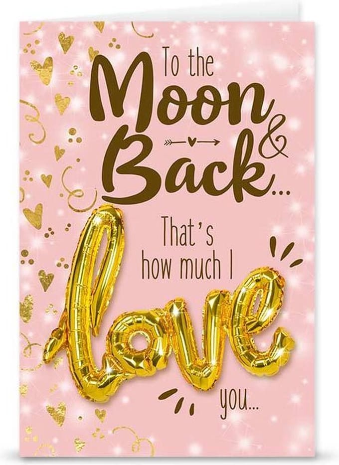 Love ballon "Moon & Back"