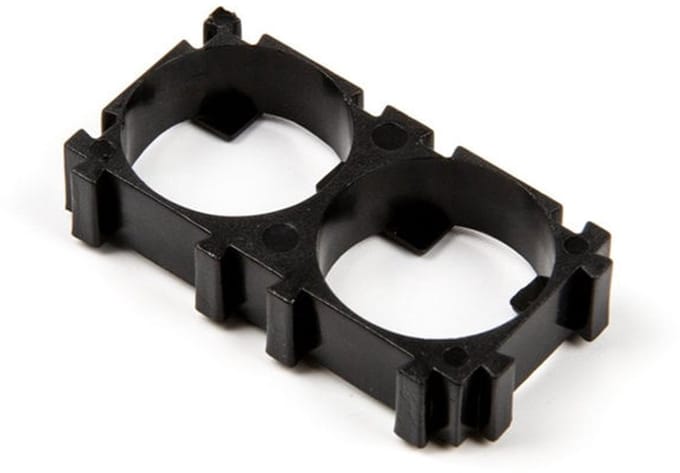 OTRONICÂ® 2x 18650 batterijhouder schakelbare klem
