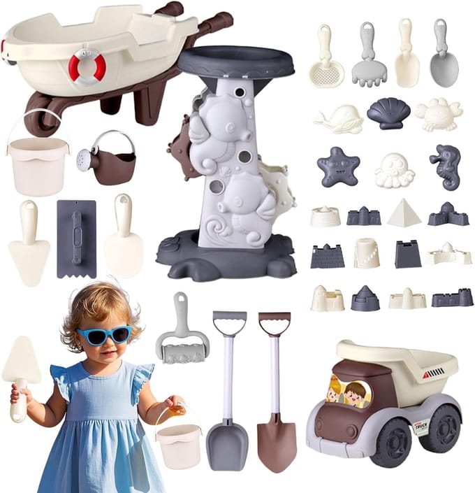 Kasteel Bouwpakket - Buitenspeelgoed Graafspel - Kinderen Buiten Spelen - Stimuleert Creativiteit - 35 x 19 x 23 cm