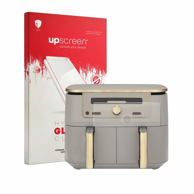 upscreen - Screenprotector voor Ninja Max 6-in-1 AirFryer DZ400EU - Folie Beschermfolie Beschermglas transparant