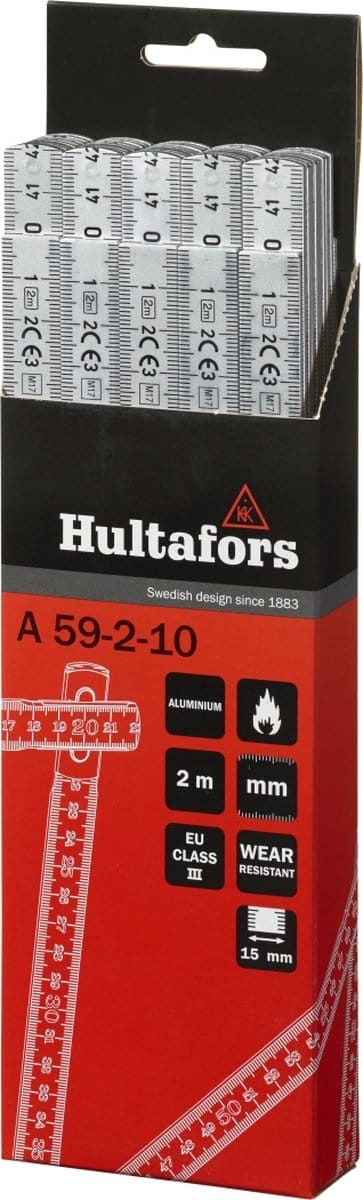 Hultafors 10-delig 2m Duimstok A 59 - HU150003