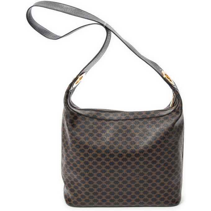 Vintage Shoulder Zip Hobo   Schoudertas