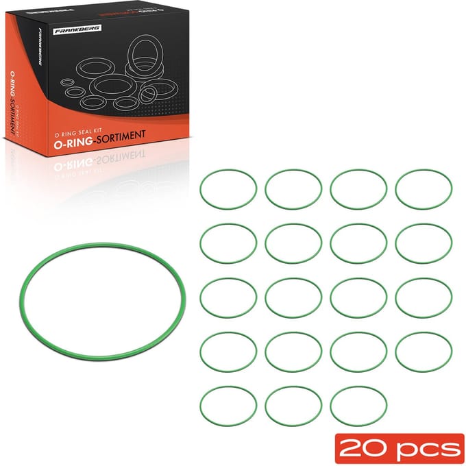 Frankberg 20x O-Ring Airco voor Reparatie Airco Compressor Koelsysteem