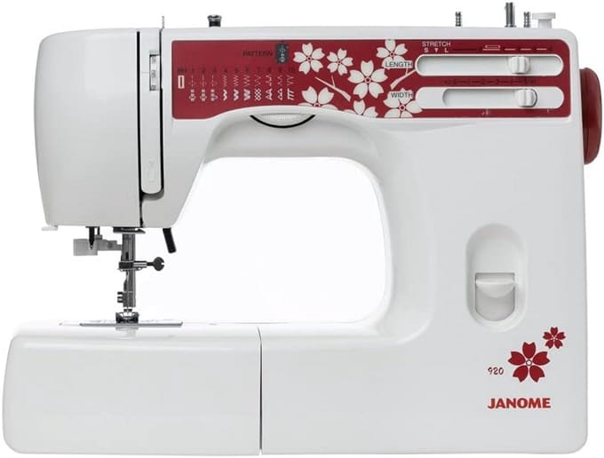 Naaimachine - Mechanische machine - Kleding Maken - 20 Programma's - 5 mm Steekbreedte - Wit