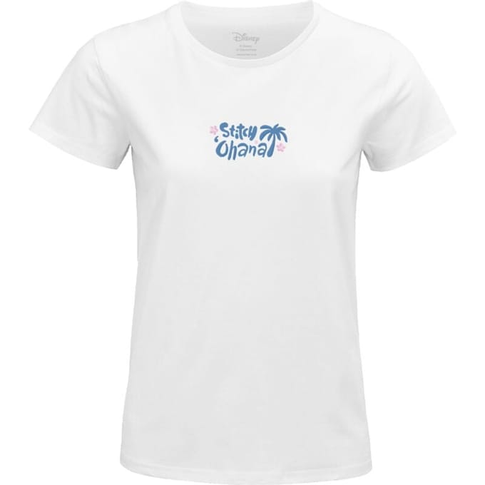 Lilo & Stitch - Disney T-shirt - Stitch Faces - S tot XXL - voor Vrouwen - wit