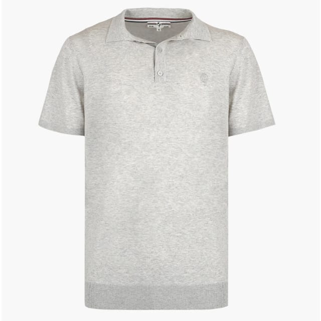 Q1905 Polo shirt hessum licht melange