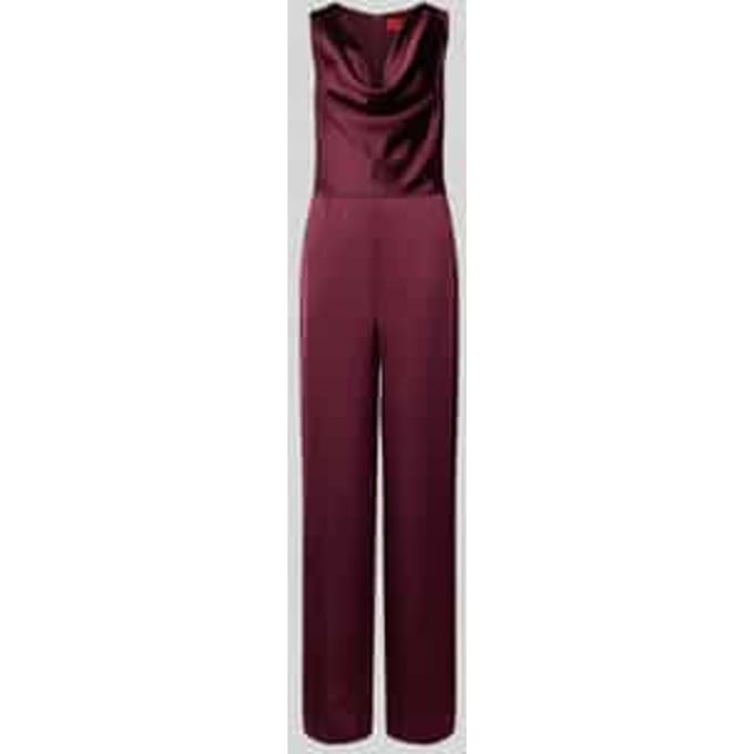 Getailleerde jumpsuit van satijn, model 'KIMARI-1'