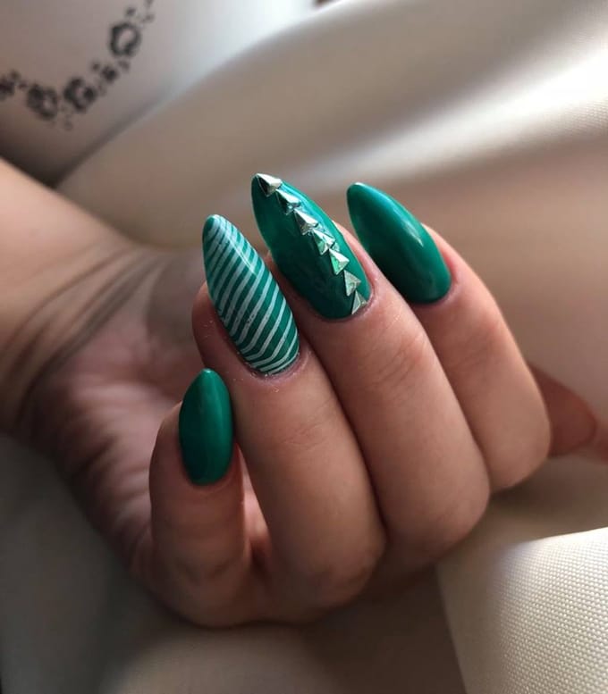 DRM 3D Driehoek Nageldecoratie #15