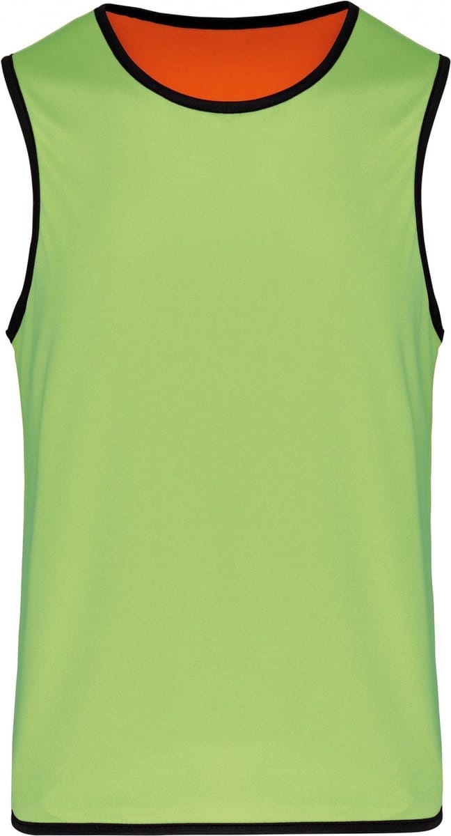 SportOvergooier Unisex L/XL Proact Lime / Spicy Orange 100% Polyester
