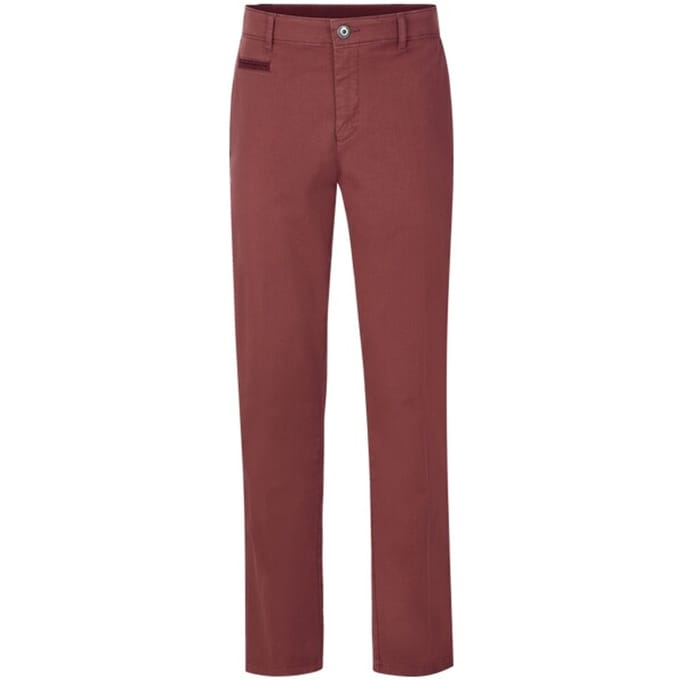 Babista herren Chino - 28 - rood - Plus Size
