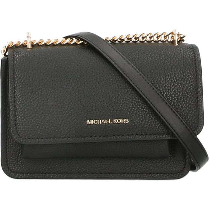 Michael Kors Claire Kleine Schoudertas Dames - Leer - Zwart