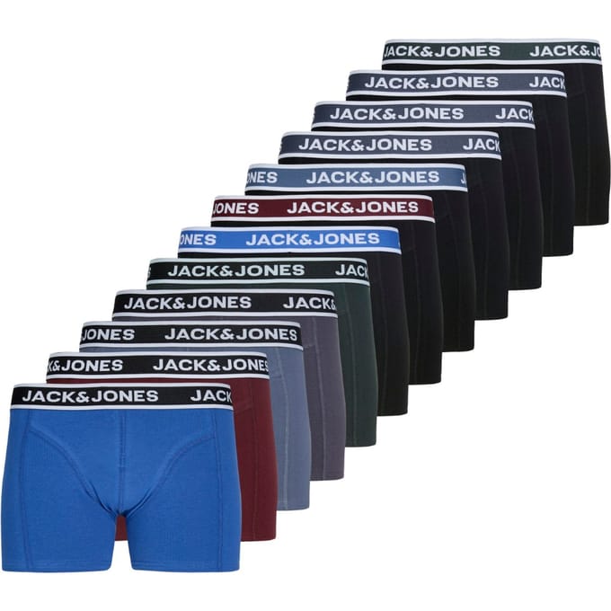 Jack & Jones - Heren Onderbroeken 12-Pack Boxers Jactroy - Multi - Maat XL