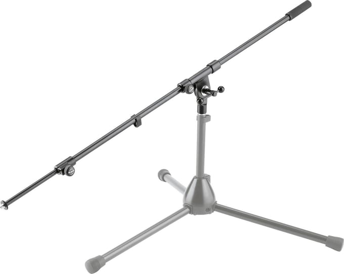 König & Meyer 255 microfoonstatief zwart langer, uitschuifbare Galgen - Microfoon statief