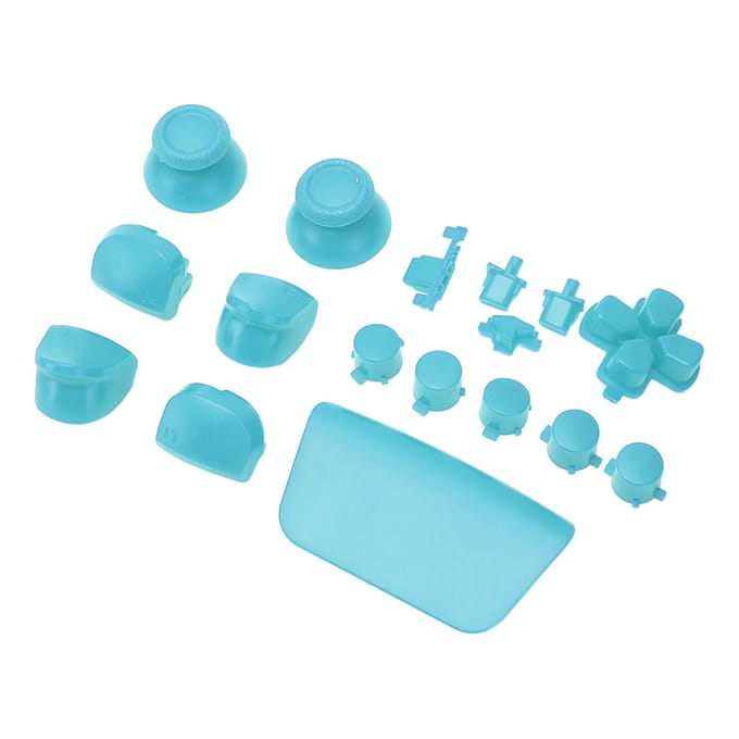 16 Pièces Boutons de Remplacement pour Manette de Jeu pour PS5 Manette de Jeu Remplacement Joysticks Boutons Gâchettes rouge