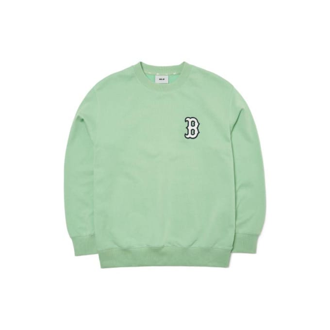 Sweatshirt à col rond MLB Logo de base Boston Red Sox Unisexe Vert 3AMTB0221-43KAL XL white