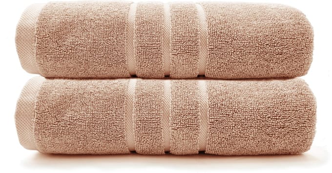 HOOMstyle Handdoeken Set Boutique - 2 stuks - 70x140cm - Terra