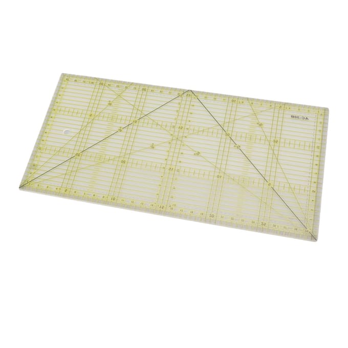 Règle de courtepointe en acrylique, échelle précise, transparente, pour couture, mesure, patchwork