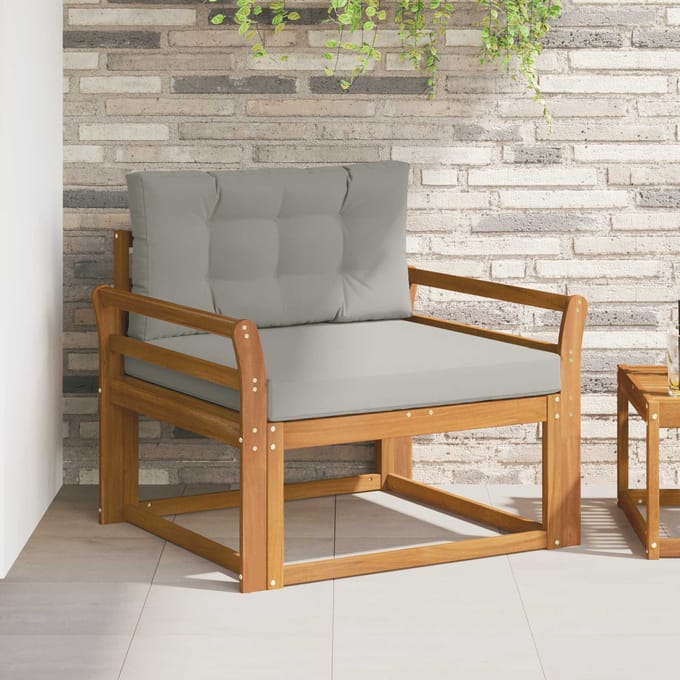 vidaXL - Buiten - Midden - Sofa - Naturel
