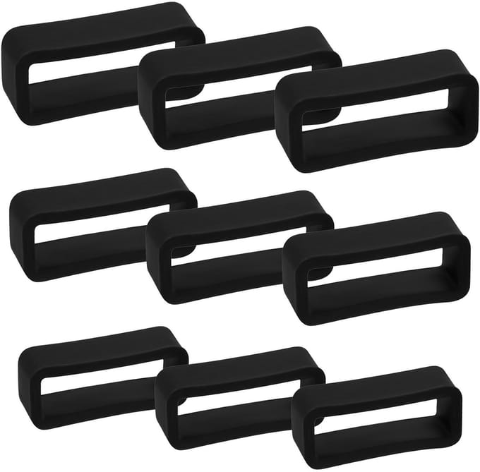 Dailygoods- Horlogebandhouder 9 Stuks - Siliconen Bandlus