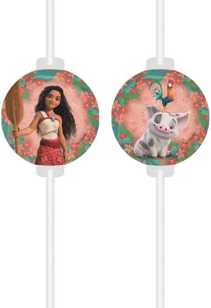 Disney - Vaiana - Rietjes - 4 stuks - Kinderfeest