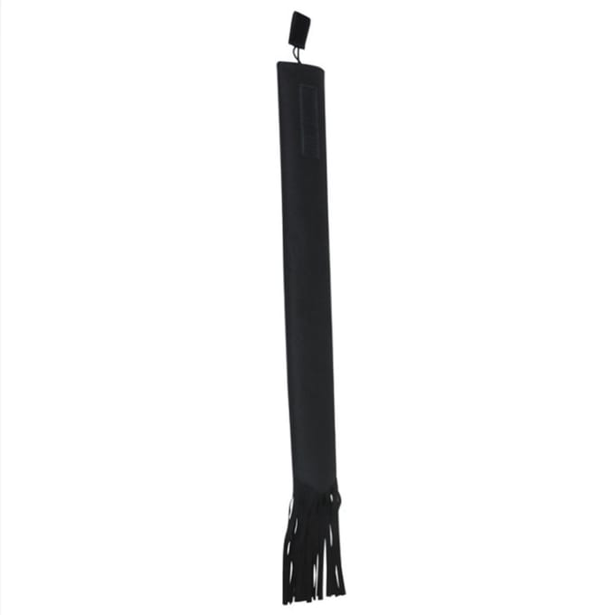 Sac de Queue de Cheval Tissu Non Tissé Imperméable Respirant Protection de Queue de Cheval avec Franges Noir white