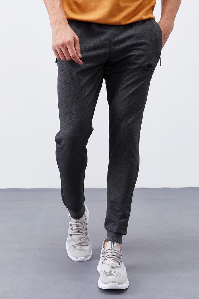 Heren Slim-Fit Fleece Joggingbroek