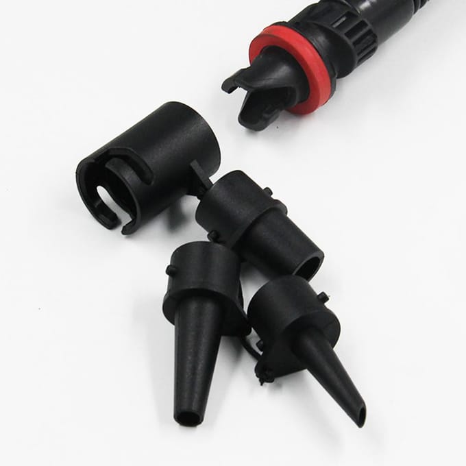 Paddleboard Opblaasadapter Multifunctionele Opblaasmondstukadapter Auto-opblazer Converter zwart
