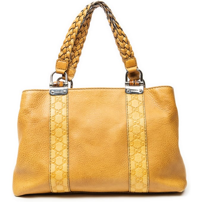 Medium Bamboo Bar Tote   schoudertas