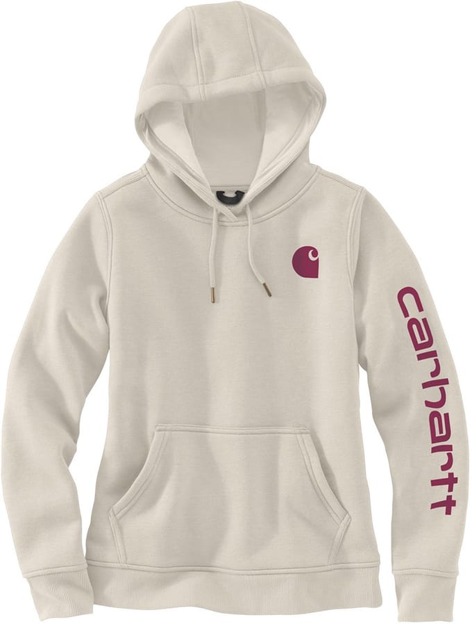 CARHARTT kleding Carhartt sweatshirt met logo op de mouwen, wit/paars