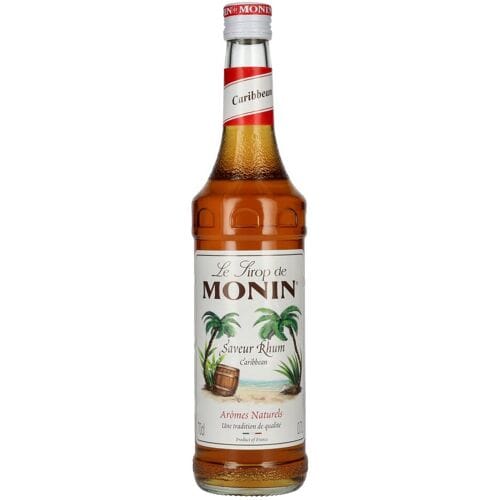 Monin Caribbean Rumsiroop | Alcoholvrij | 70cl
