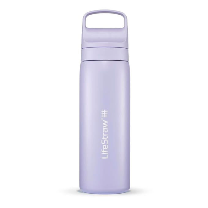 LifeStraw Go 2.0 Stainless Steel Water Filter Bottle - 500 ml - Provence Purple