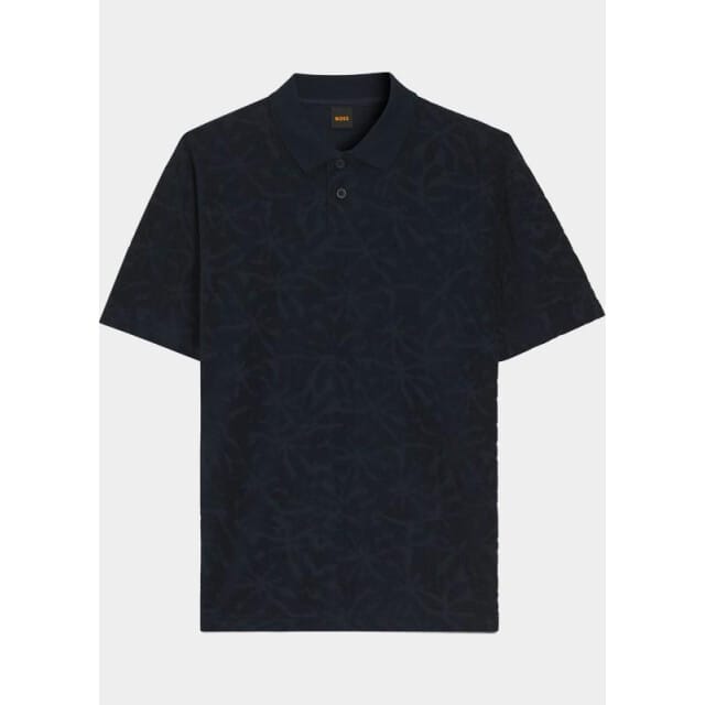 regular fit poloshirt van katoenmix model 'PE_FLOWER'