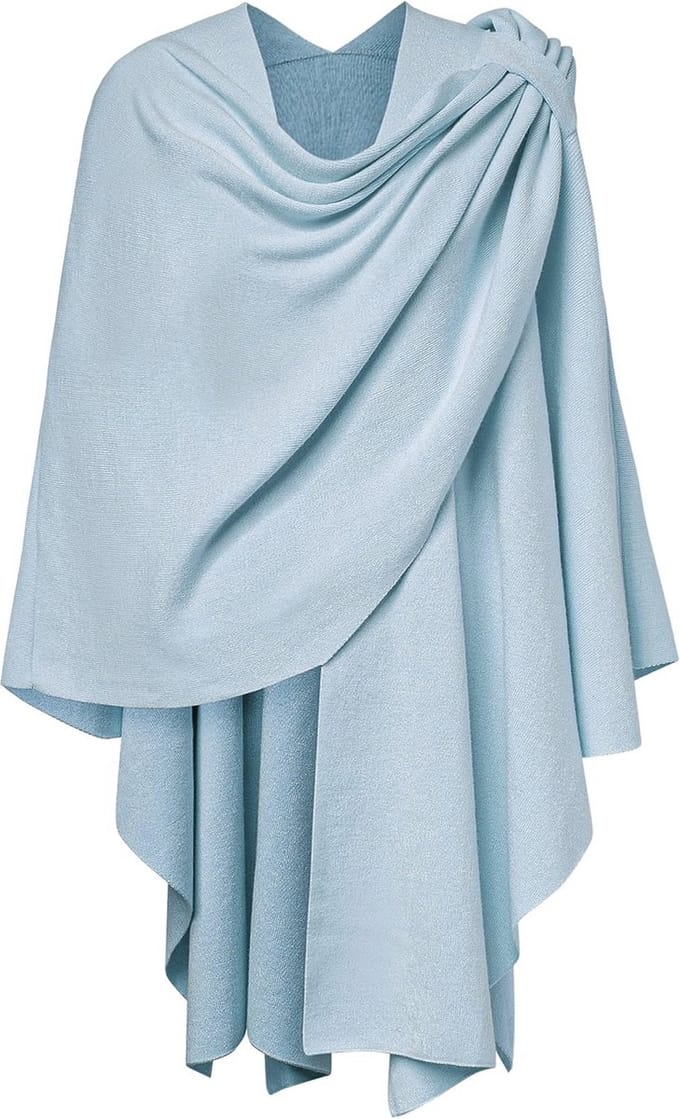 Dames Kruid Front Sjaal Wraps Elegant Poncho's Gebreide Cape Vest voor Avondjurk