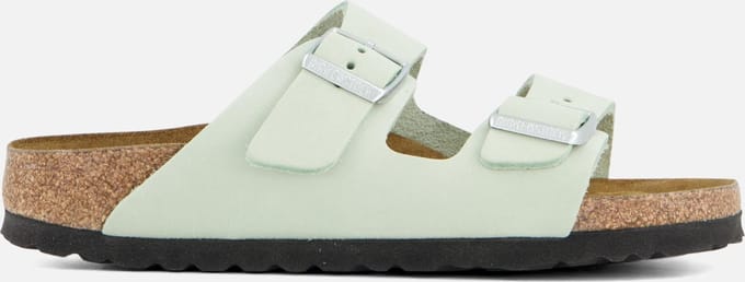 Birkenstock Arizona Sandalen groen Suede - Dames - Maat 36