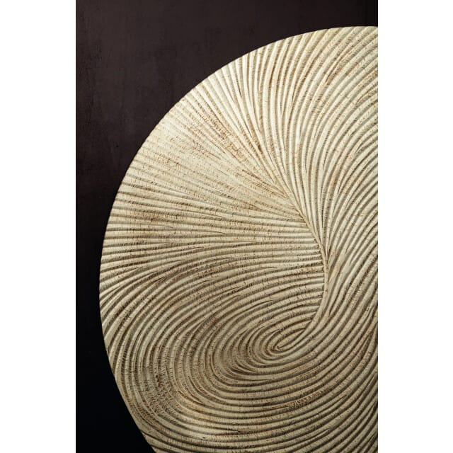 PTMD Wandpaneel Wiktor - 90x2x90 cm - MDF - Wit