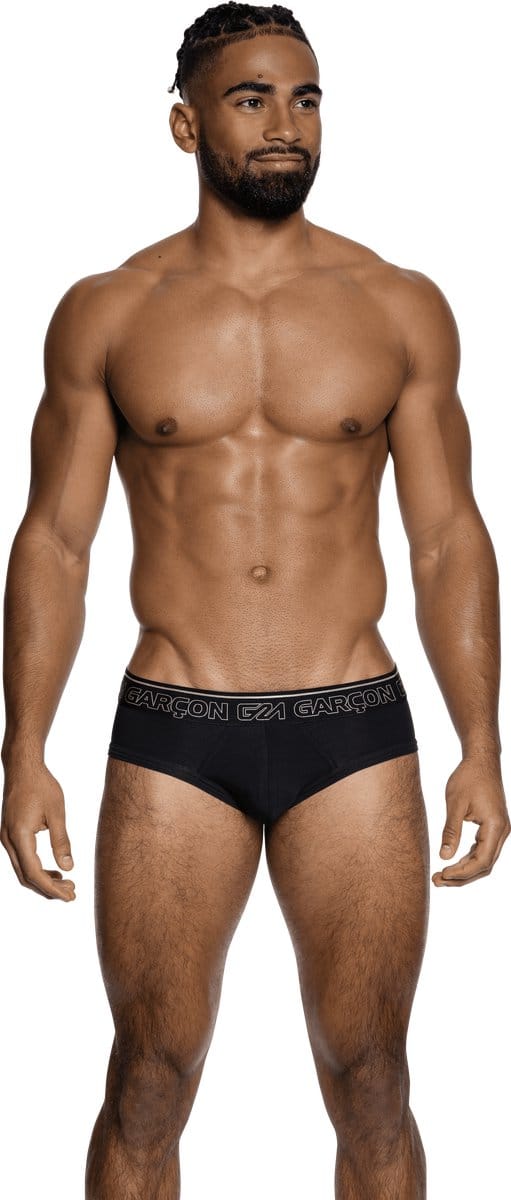 Garçon Brief Black - MAAT XL - Heren Ondergoed - Slip voor Man - Mannen Brief