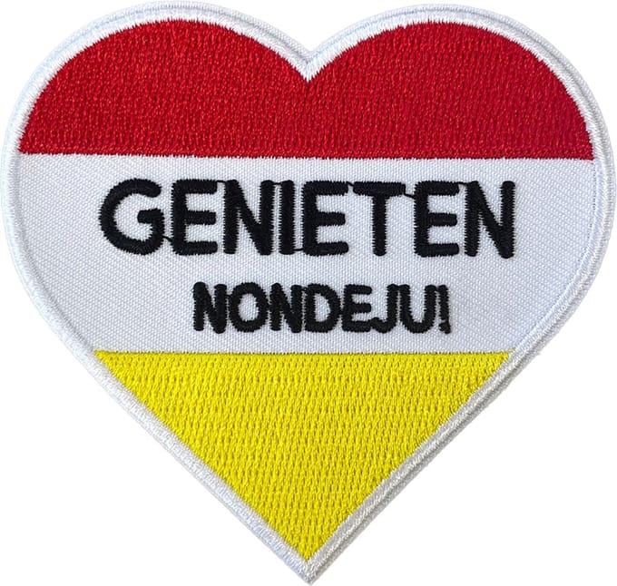 Fjesta© Oeteldonk embleem - Hart - Genieten nondeju!