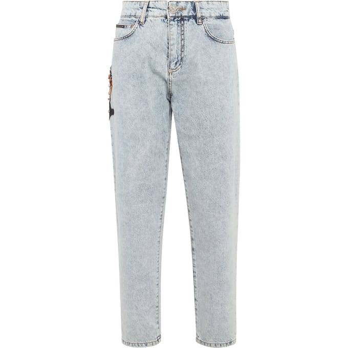 Jeans Mom Pasvorm Paisley