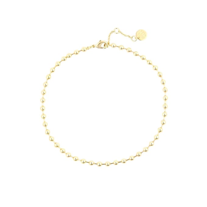 Pura Vida - Bali Bead Chain - enkelbandje goudkleur