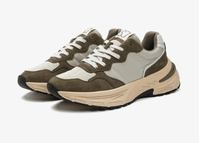 Sj Lifestyle Heren Running | Kaki | Maat: 41