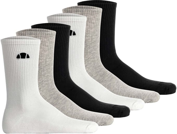 Ellesse Sokken ALACRE Crew Socks 6P Set van 6
