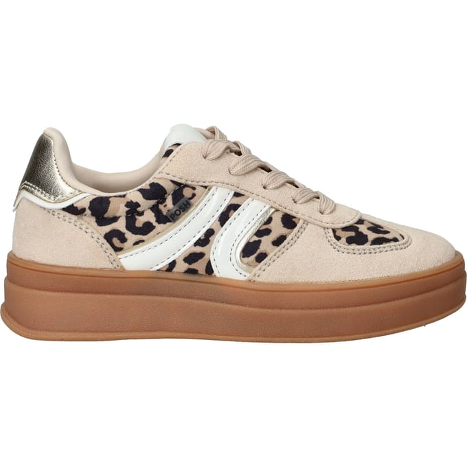 POSH by Poelman Sneakers - Meisjes - Beige - Maat:33