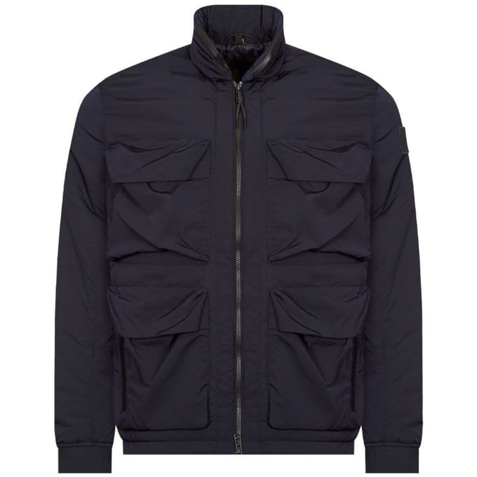 Belstaff Varial Dark Ink Thin Navy Blue Jacket