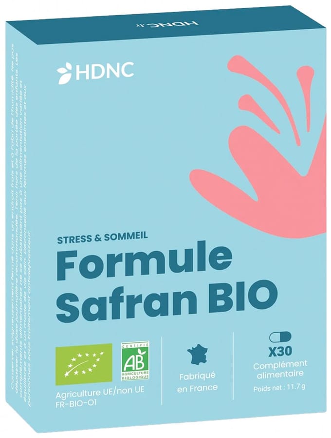 H.D.N.C Saffron Formula Organic 30 Capsules
