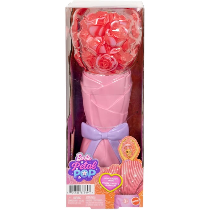 Barbie Petal Pop Geparfumeerde Modepop - Roze Jurk
