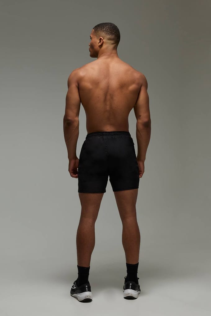 Men's Active Gym 5inch Short | Black | Size Medium